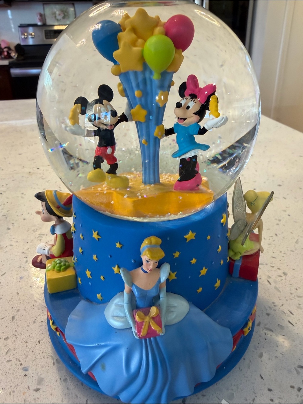 Disney 100 Years of Magic Musical Snow Globe Mickey Minnie & Friends